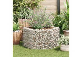 VidaXL Gabion Plantenbak Zeshoekig - 100x90x50 cm - 40% Korting!