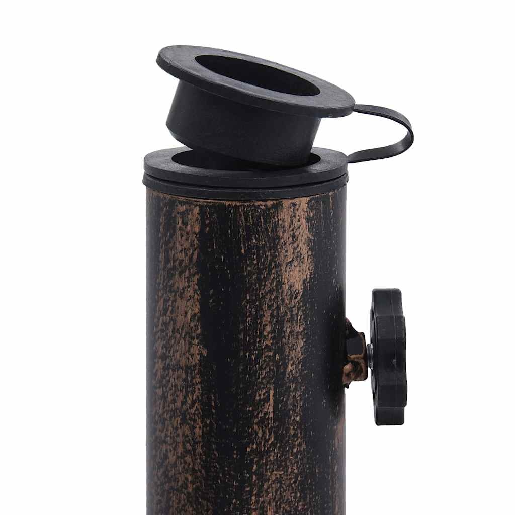 vidaXL Parasolvoet 12kg Gietijzer Brons - 35% Korting!