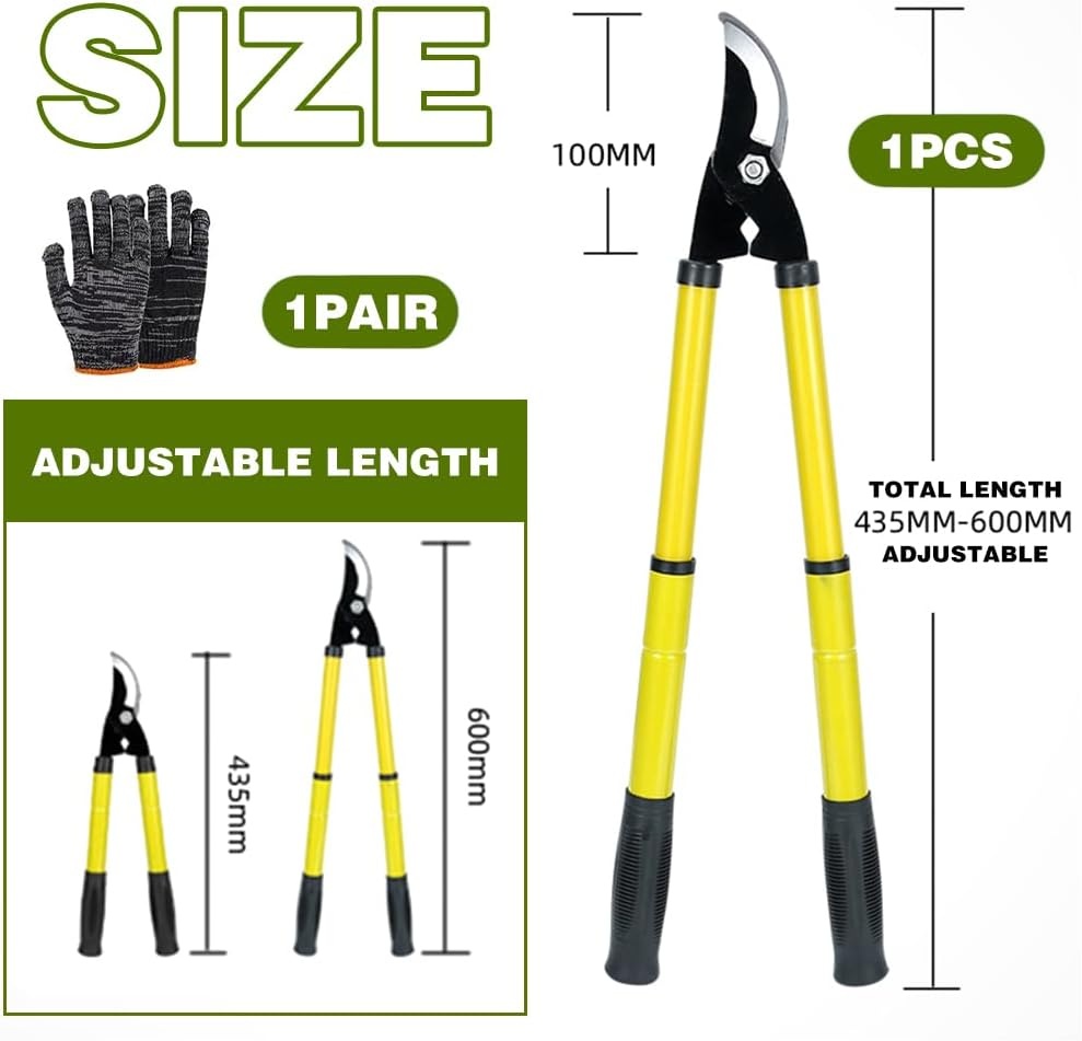 Telescopische Takkenrschaar - 40% Korting! Verstelbaar 42-61cm
