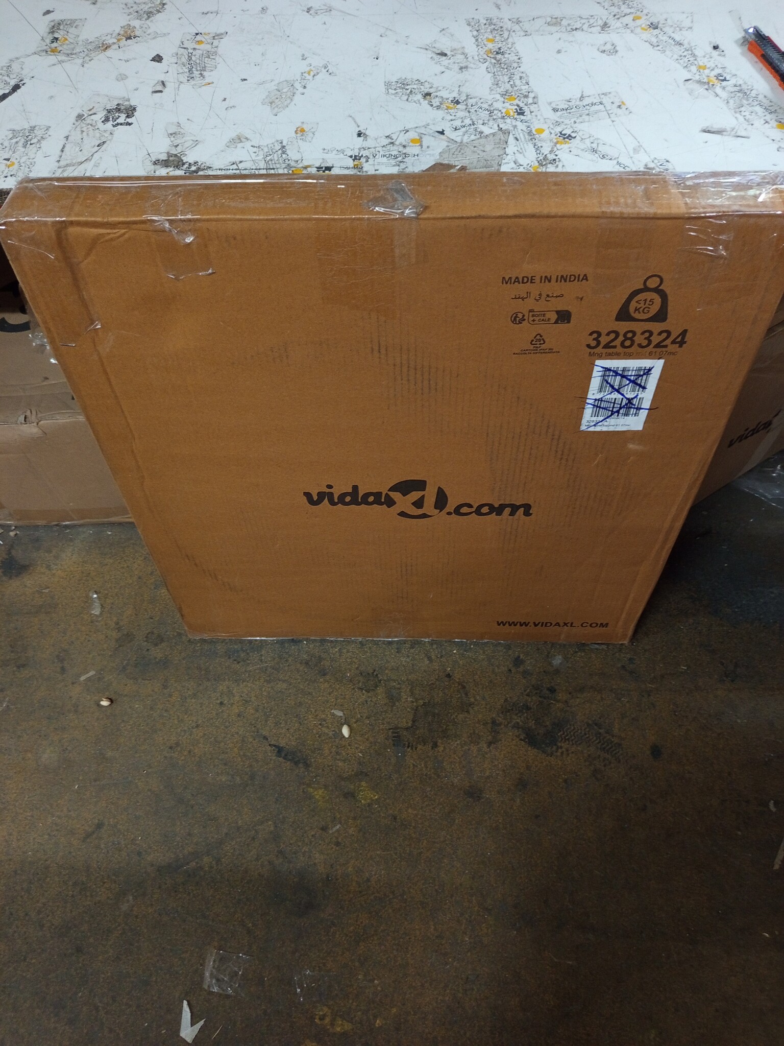 vidaXL Tafelblad Mangohout 70cm Rond - 57% Korting! Uniek exemplaar