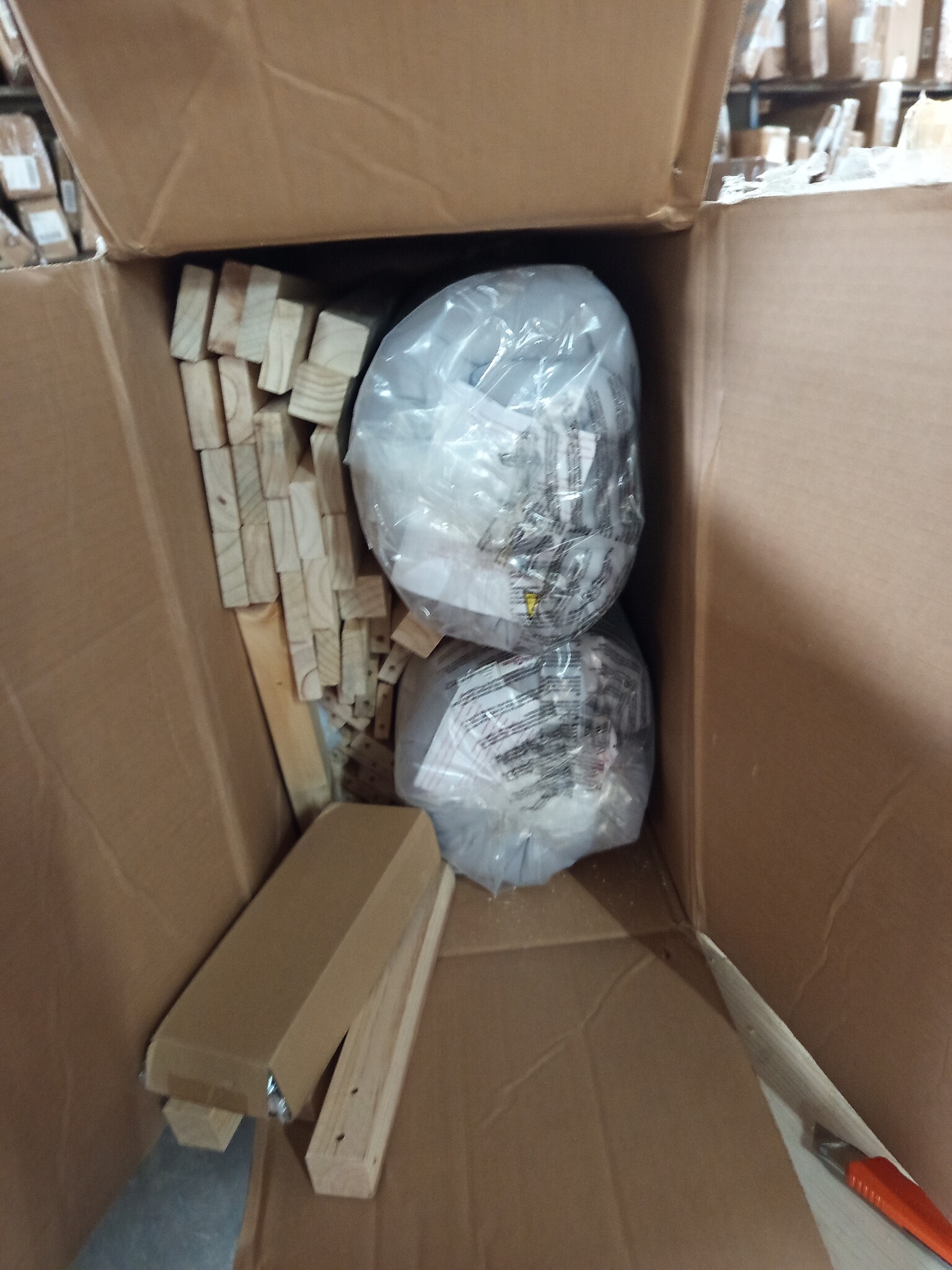 vidaXL Tuinmiddenbanken 2x (64% korting!) Grenenhout met Grijze Kussens