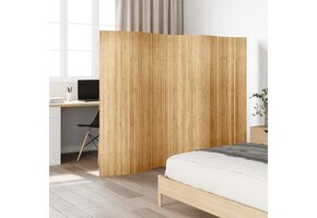 VidaXL Kamerscherm Bamboe Natuurlijk - 250x165cm | 40% Korting