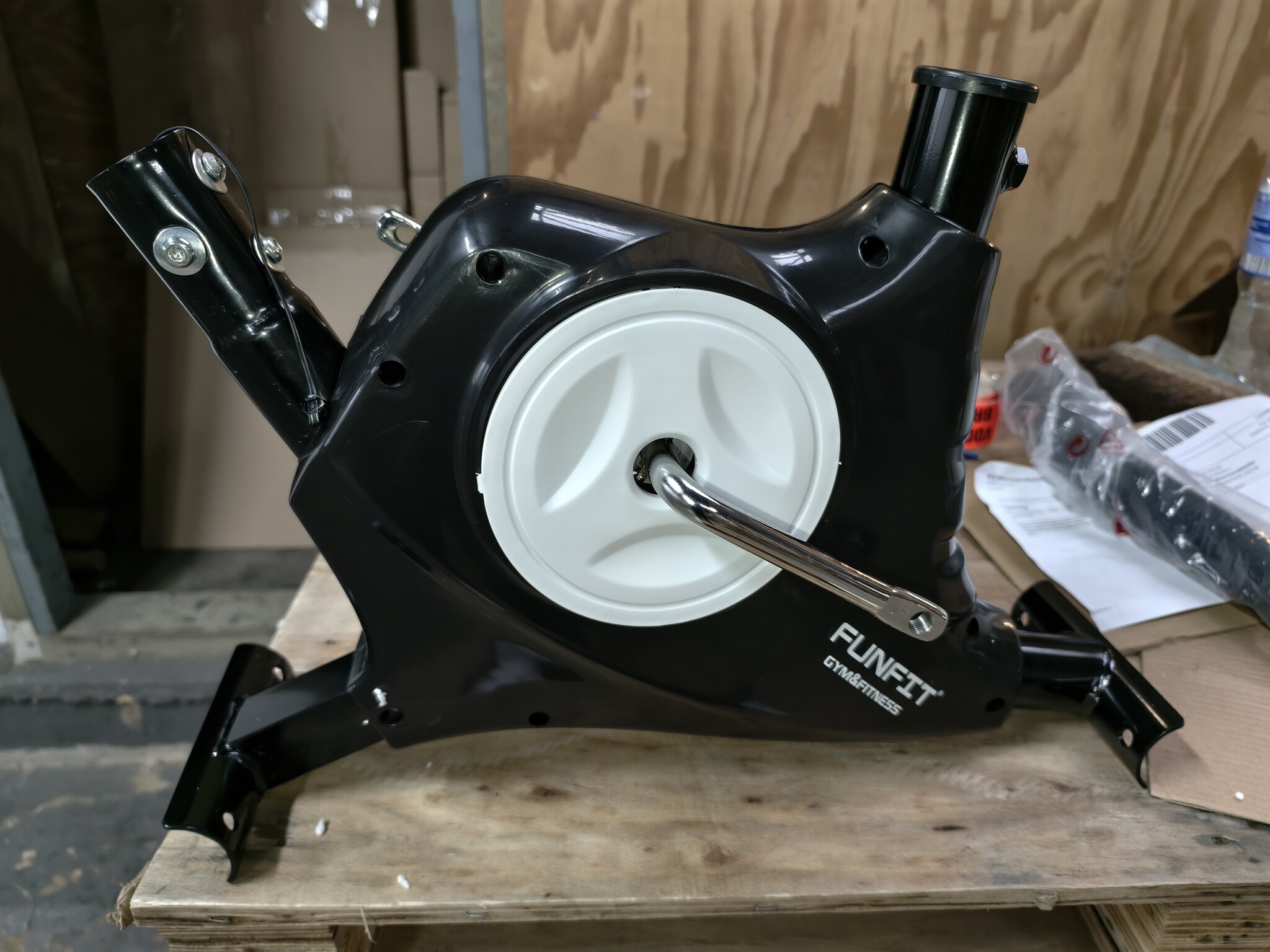 Hometrainer Fiets Zwart - 40% Korting! Mechanische Weerstand