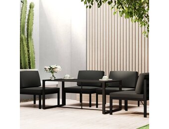 vidaXL Tuintafel Aluminium Antraciet - 40% Korting! - 120x60x66 cm