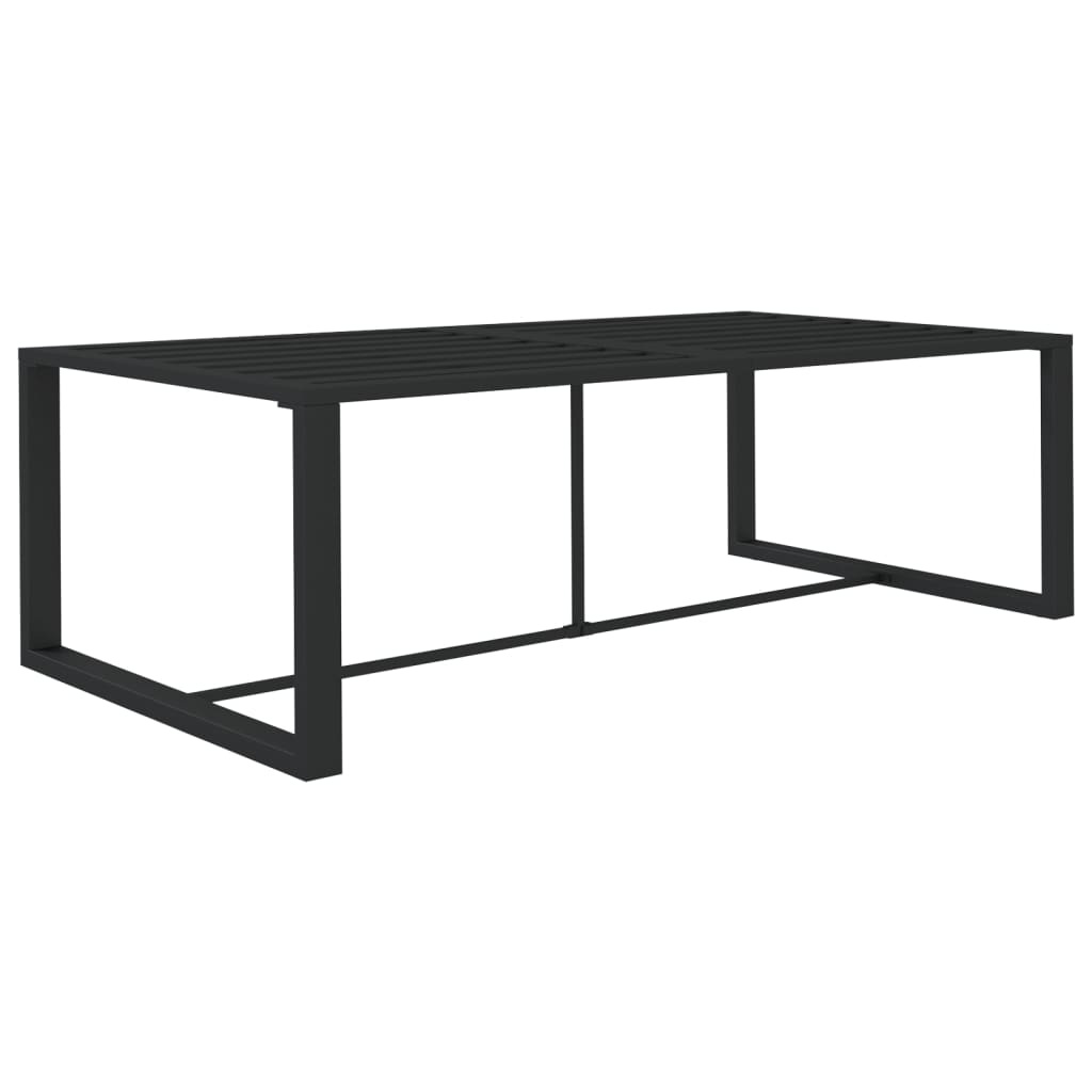 vidaXL Tuintafel Aluminium Antraciet - 40% Korting! - 120x60x66 cm