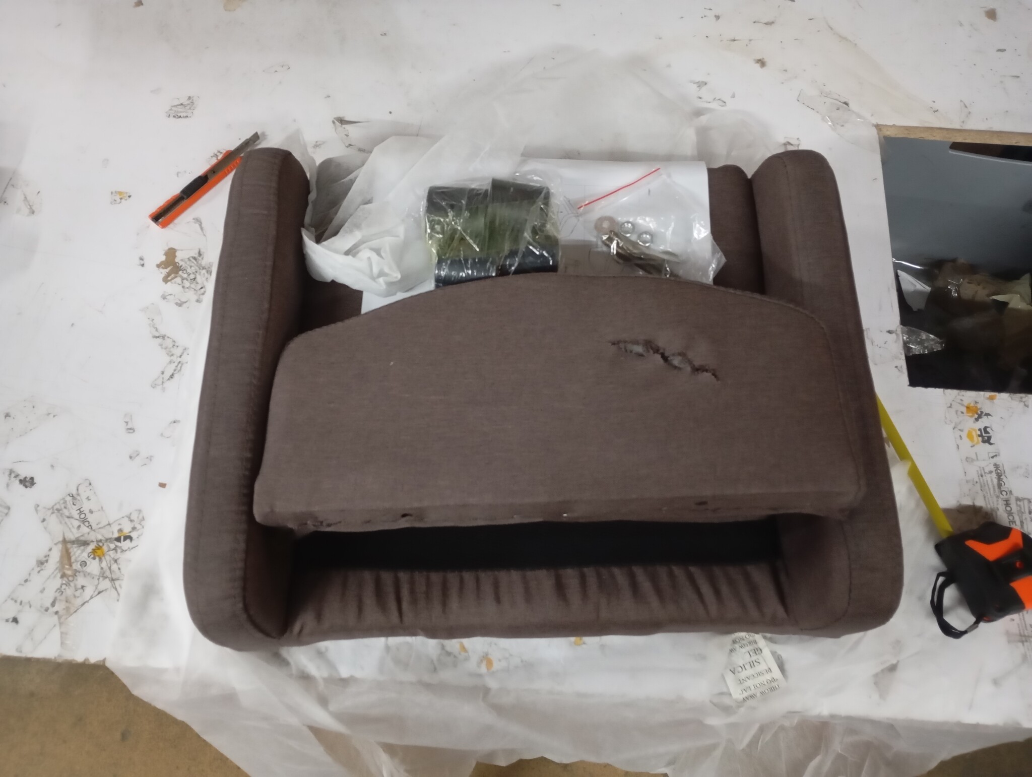 VidaXL Kinderbank Taupe - 60% Korting! Kleine Schade - Uniek Ex. retour!