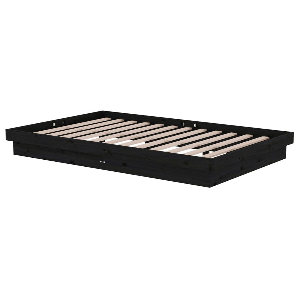 VidaXL Houten Bedframe Zwart 120x190cm | 55% Korting | Lichte Krasjes