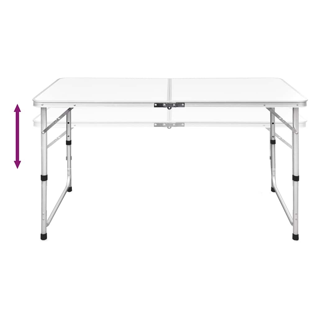 vidaXL Campingtafel Inklapbaar 120x60cm - Nu 55% Korting!
