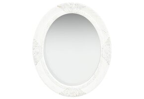 VidaXL Barok Wandspiegel 50x60cm Wit - 40% Korting! Uniek Stuk!