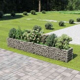 Gabion plantenbak vidaXL - 360x50x50cm - Gegalvaniseerd Staal - 55% Korting!