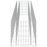 Gabion plantenbak vidaXL - 360x50x50cm - Gegalvaniseerd Staal - 55% Korting!