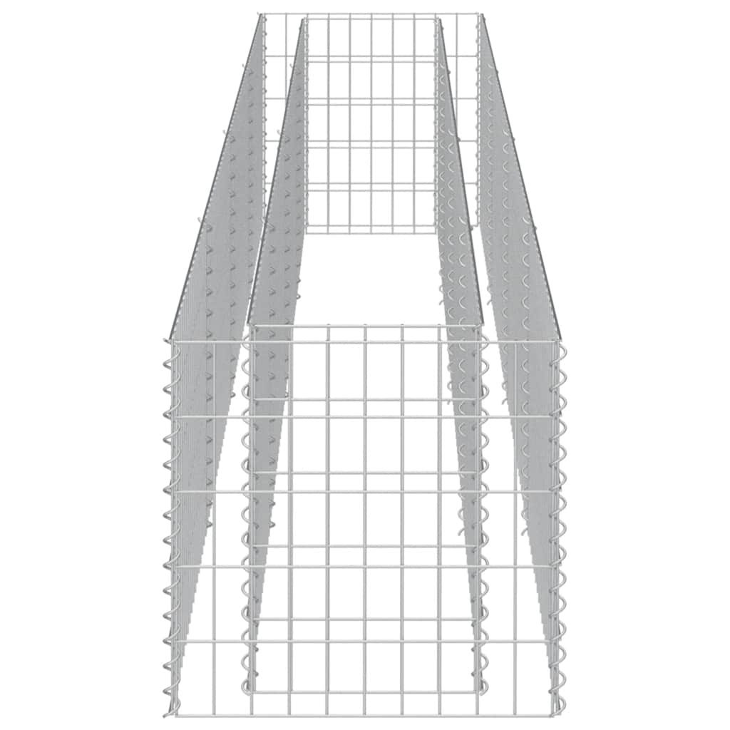 Gabion plantenbak vidaXL - 360x50x50cm - Gegalvaniseerd Staal - 55% Korting!