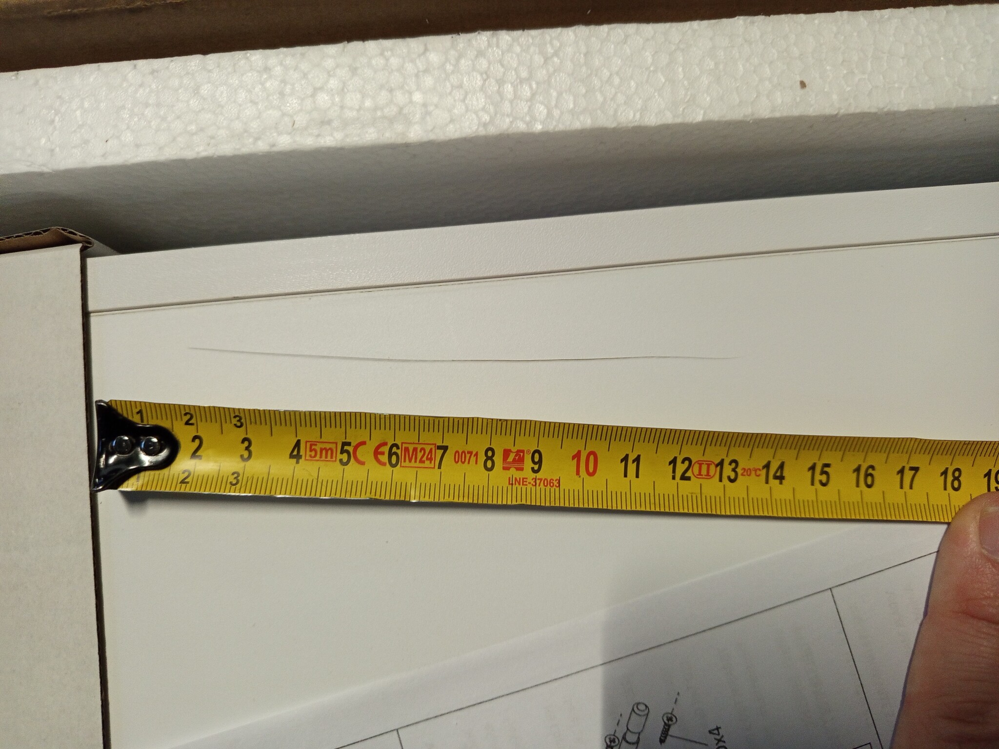 vidaXL Wandschap met lade - 40cm - Wit - 64% Korting!