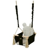 Babyschommel - 59% Korting - Zwart/Crème Diamanten - max. 20 kg