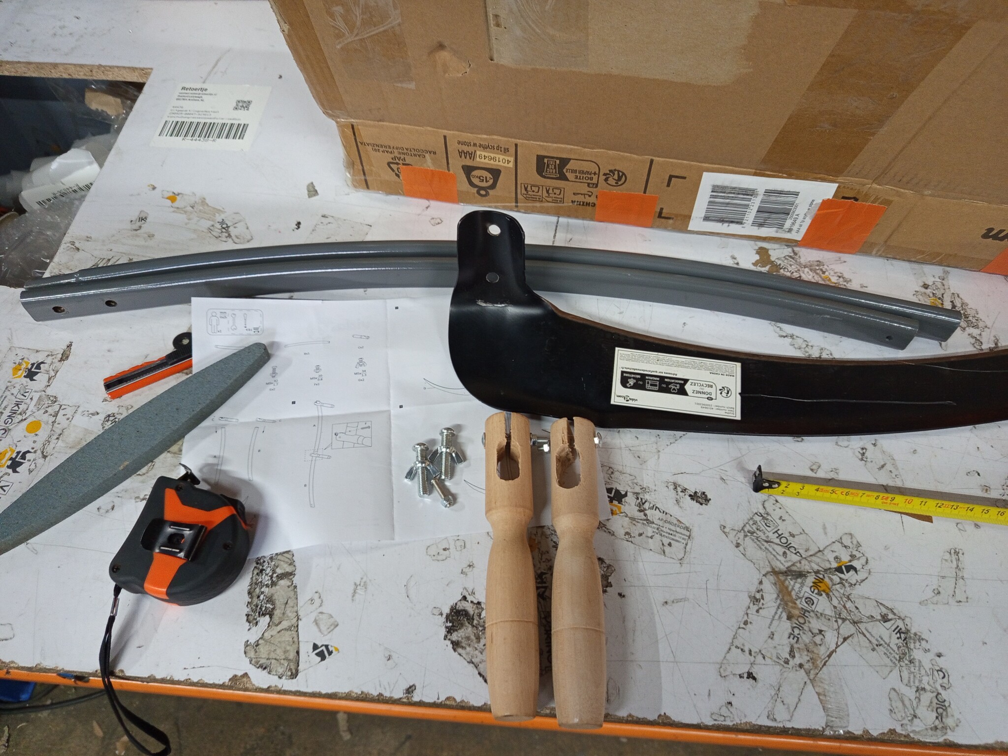 vidaXL Zeis 145 cm met Slijpsteen - Nu 55% Korting!