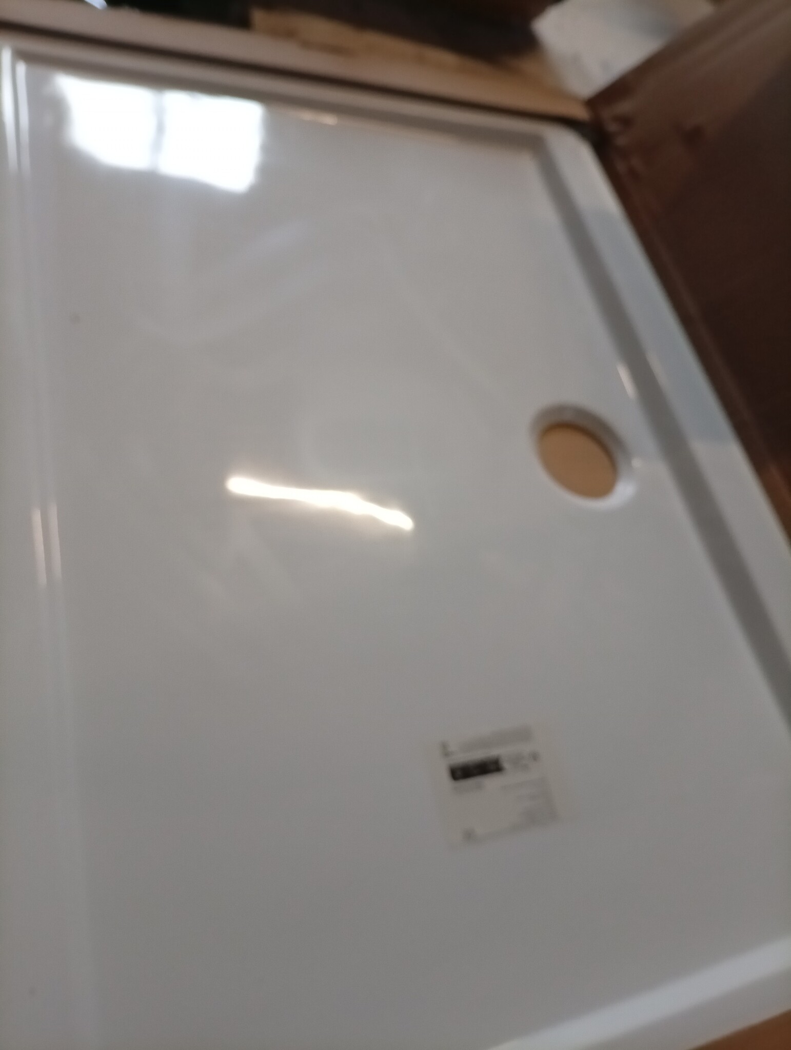 vidaXL Douchebak Rechthoekig 70x100 cm Wit - 55% Korting!