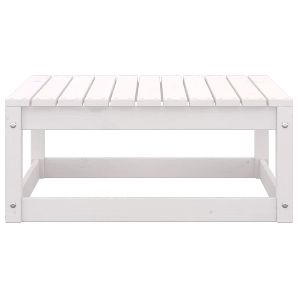 vidaXL 2-delige Loungeset Grenenhout Wit - 68% Korting!