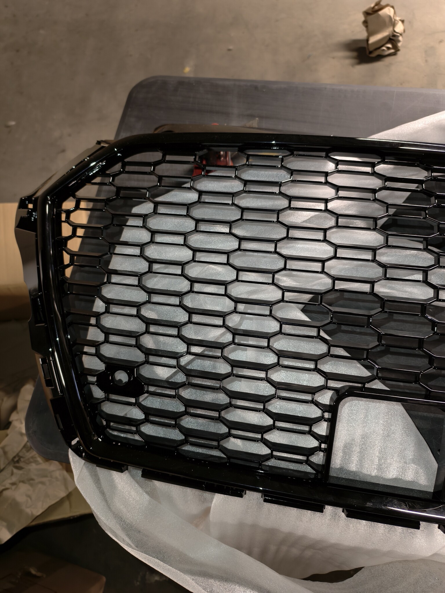 Grill AUDI A3 (8V) 17- RS3 STIJL Glanzend Zwart (50% Korting)