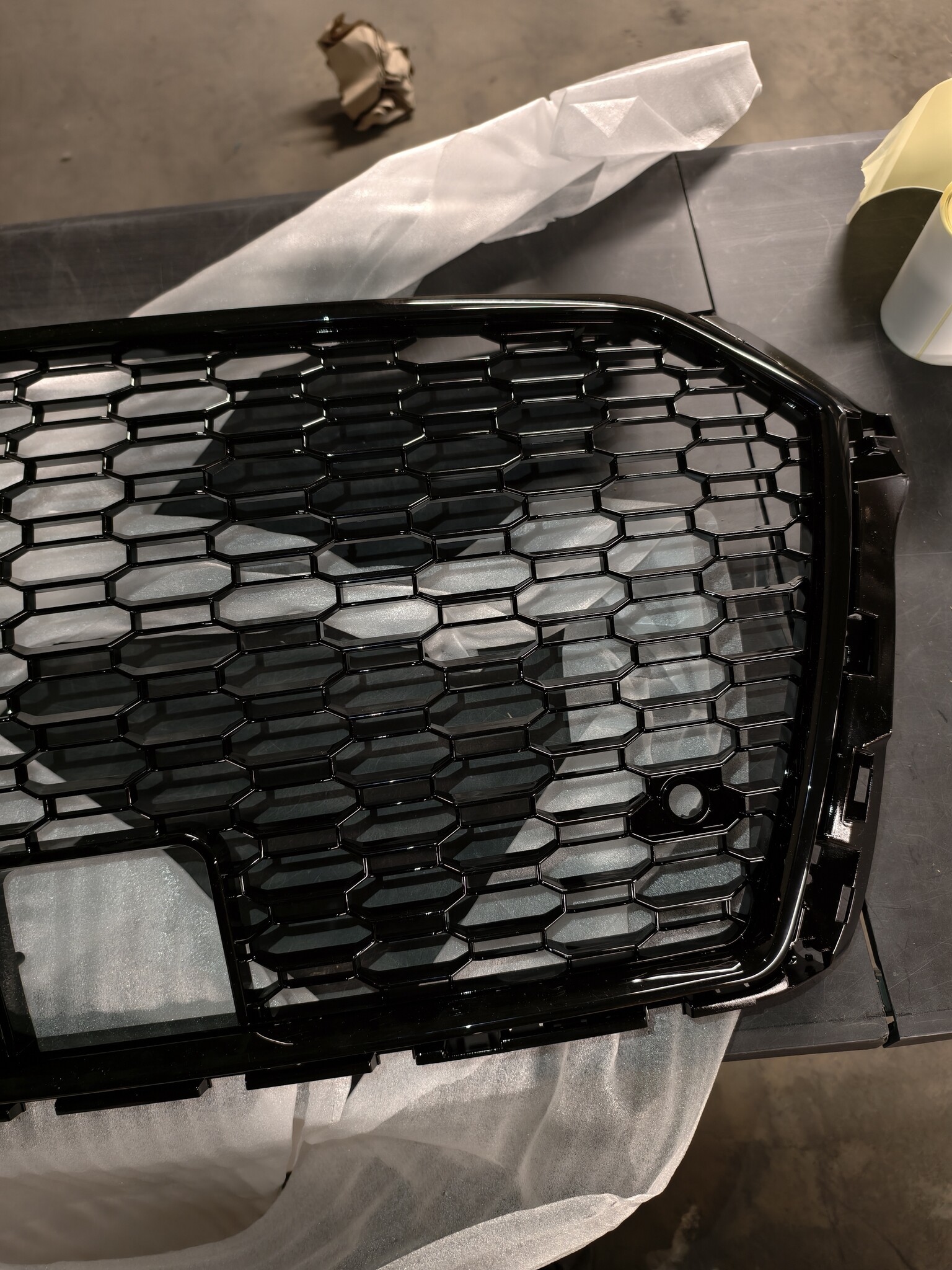 Grill AUDI A3 (8V) 17- RS3 STIJL Glanzend Zwart (50% Korting)