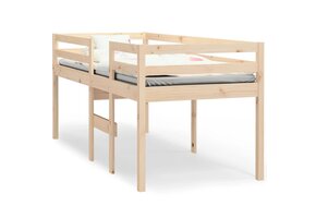 vidaXL Hoogslaper Grenenhout 75x190 cm - 55% Korting!