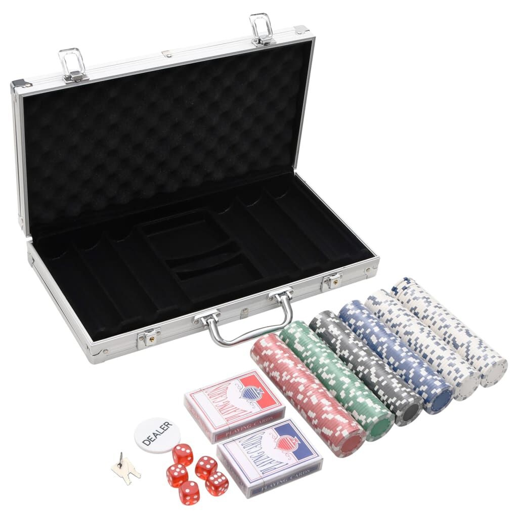 vidaXL 300-delige Pokerset 11,5 g - 40% Korting!