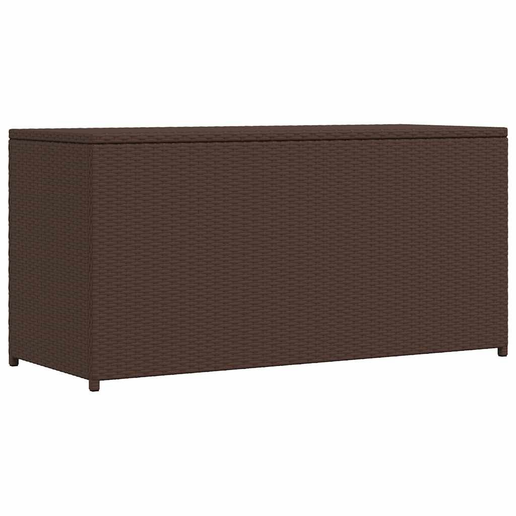 vidaXL Tuinbox Poly Rattan Bruin - 120x50x60cm - 40% Korting