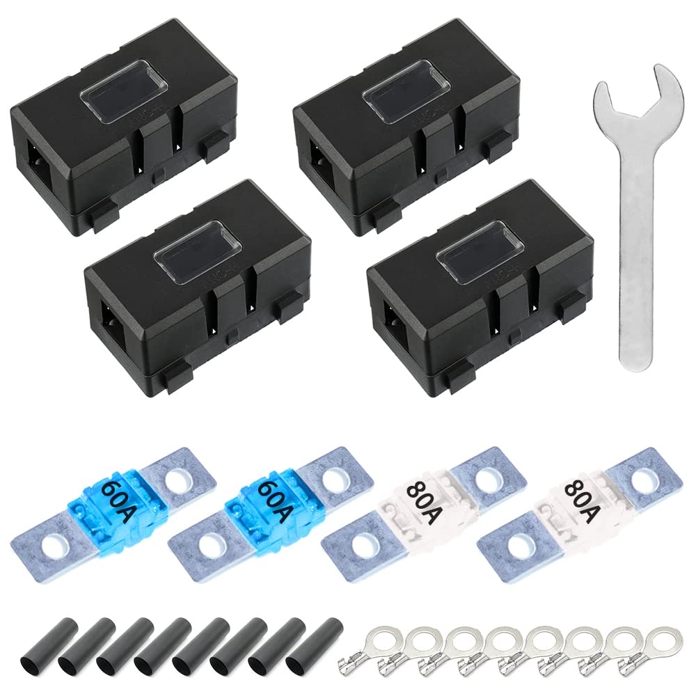 4x MIDI Zekeringhouders 60A/80A - 60% Korting