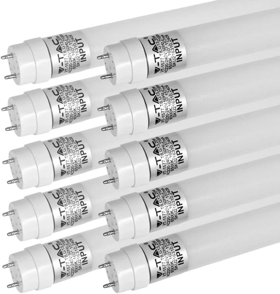 Set 10 LED TL-buizen 120cm Neutraal Wit (4000K) 18W | -60% Korting