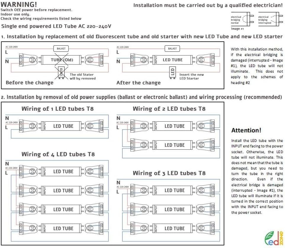Set 10 LED TL-buizen 120cm Neutraal Wit (4000K) 18W | -60% Korting
