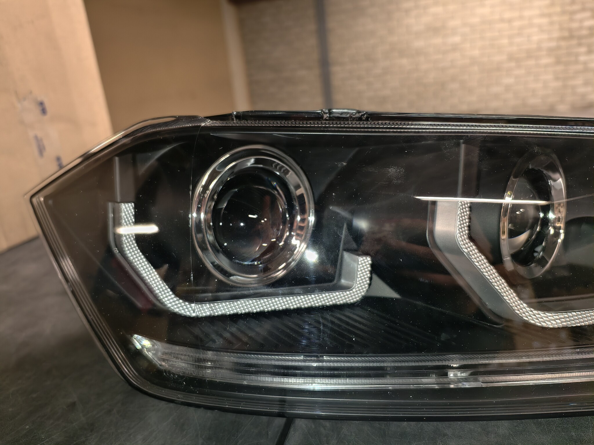 Koplampen VW Polo VI 2G LED Zwart | -55%