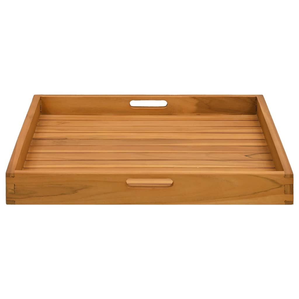 vidaXL Teakhouten Dienblad 60x60 cm - 40% Korting