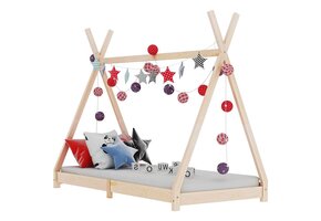 vidaXL Kinderbedframe Grenenhout 70x140cm | 40% Korting