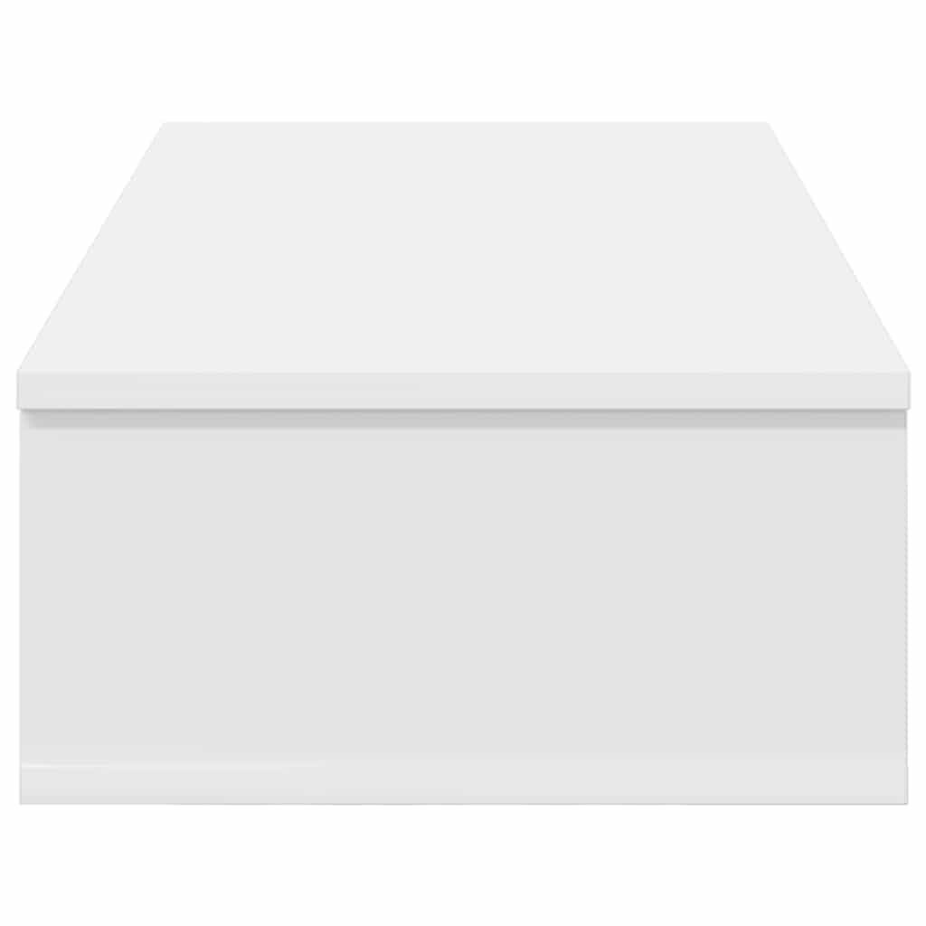 vidaXL Wandschap met lades 80x31x17 cm bewerkt hout wit