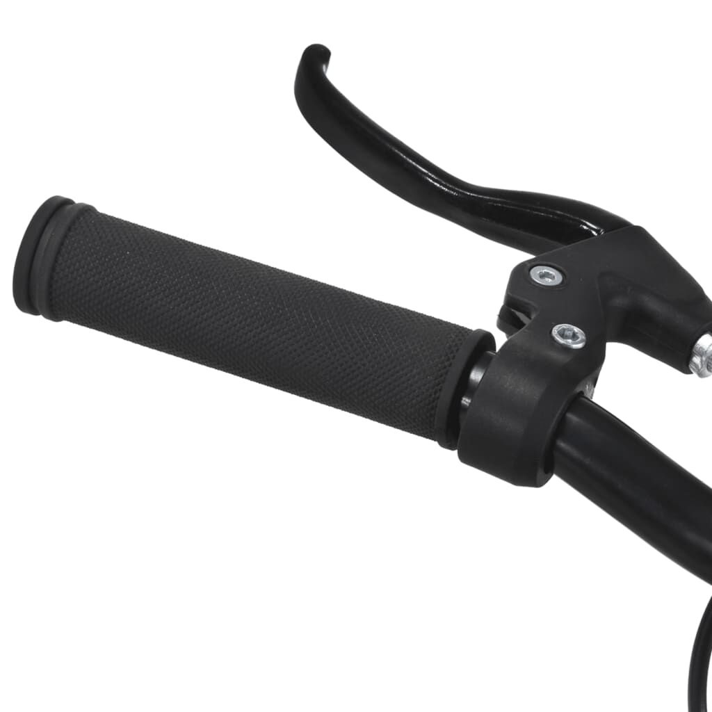 vidaXL Fiets met vaste versnelling 700 c 51 cm wit en oranje