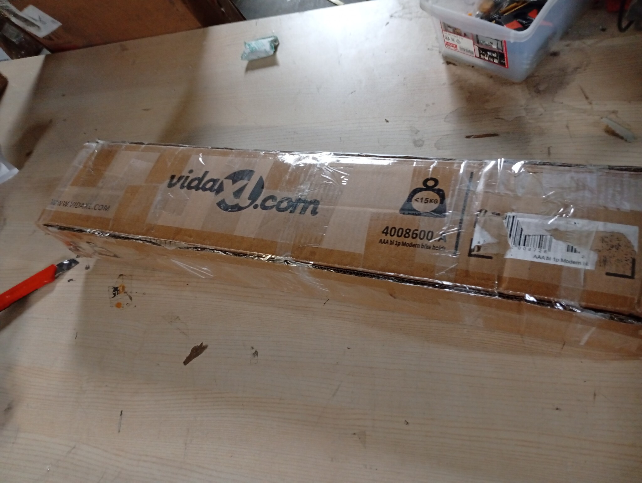 vidaXL Fietsstandaard voor 2 fietsen vrijstaand staal