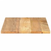 vidaXL Tafelblad rechthoekig 80x70x3,8 cm massief mangohout