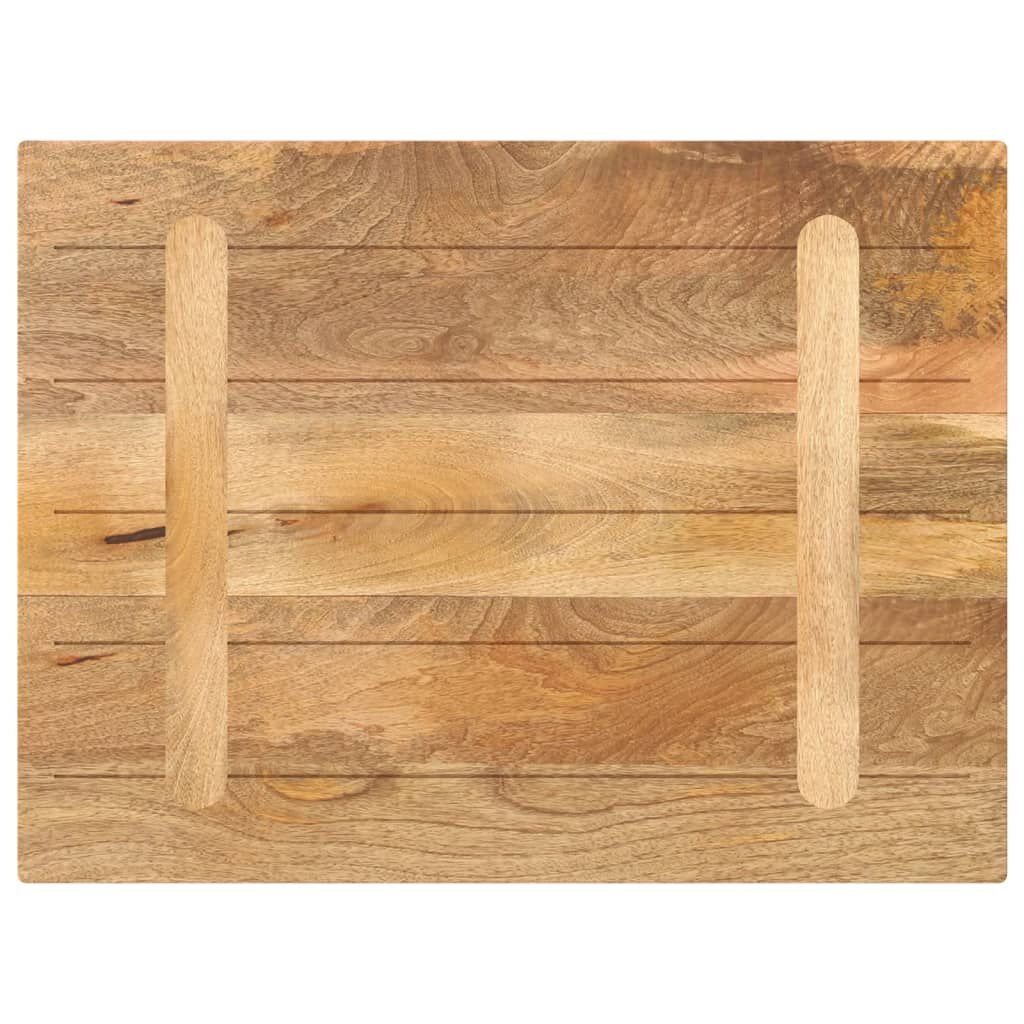vidaXL Tafelblad rechthoekig 80x70x3,8 cm massief mangohout