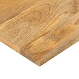 vidaXL Tafelblad rechthoekig 80x70x3,8 cm massief mangohout