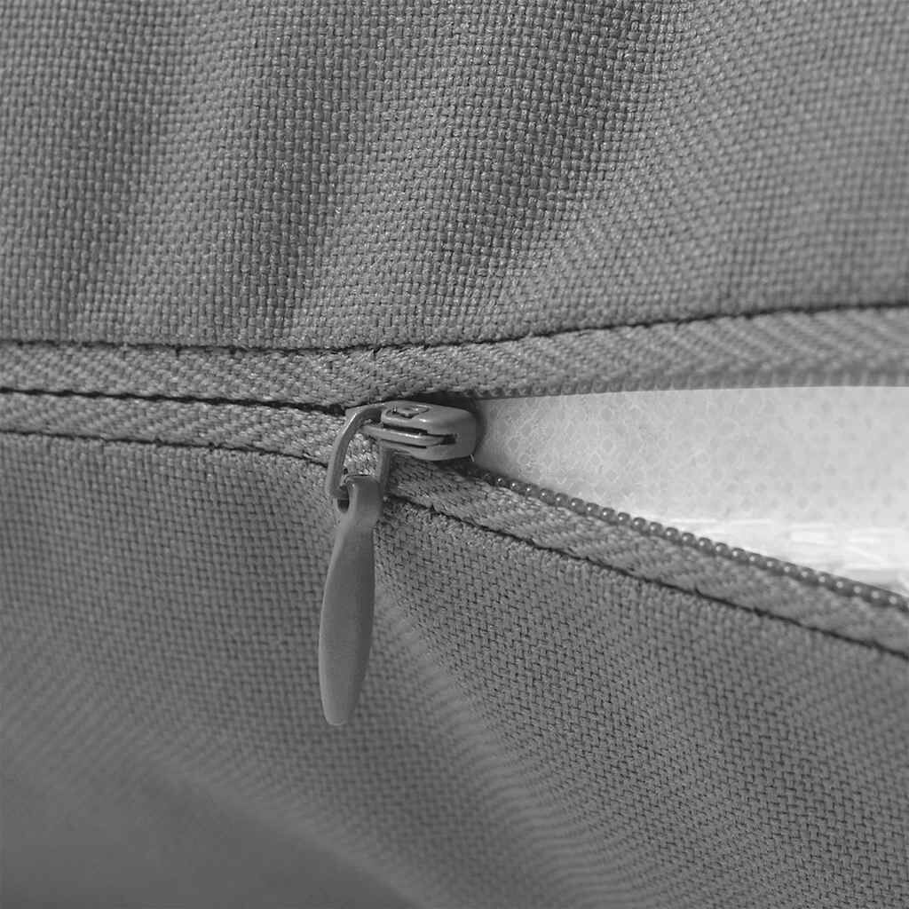 vidaXL Buitenkussens 60x40 cm grijs 4 st