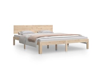 vidaXL Bedframe massief grenenhout 160x200 cm