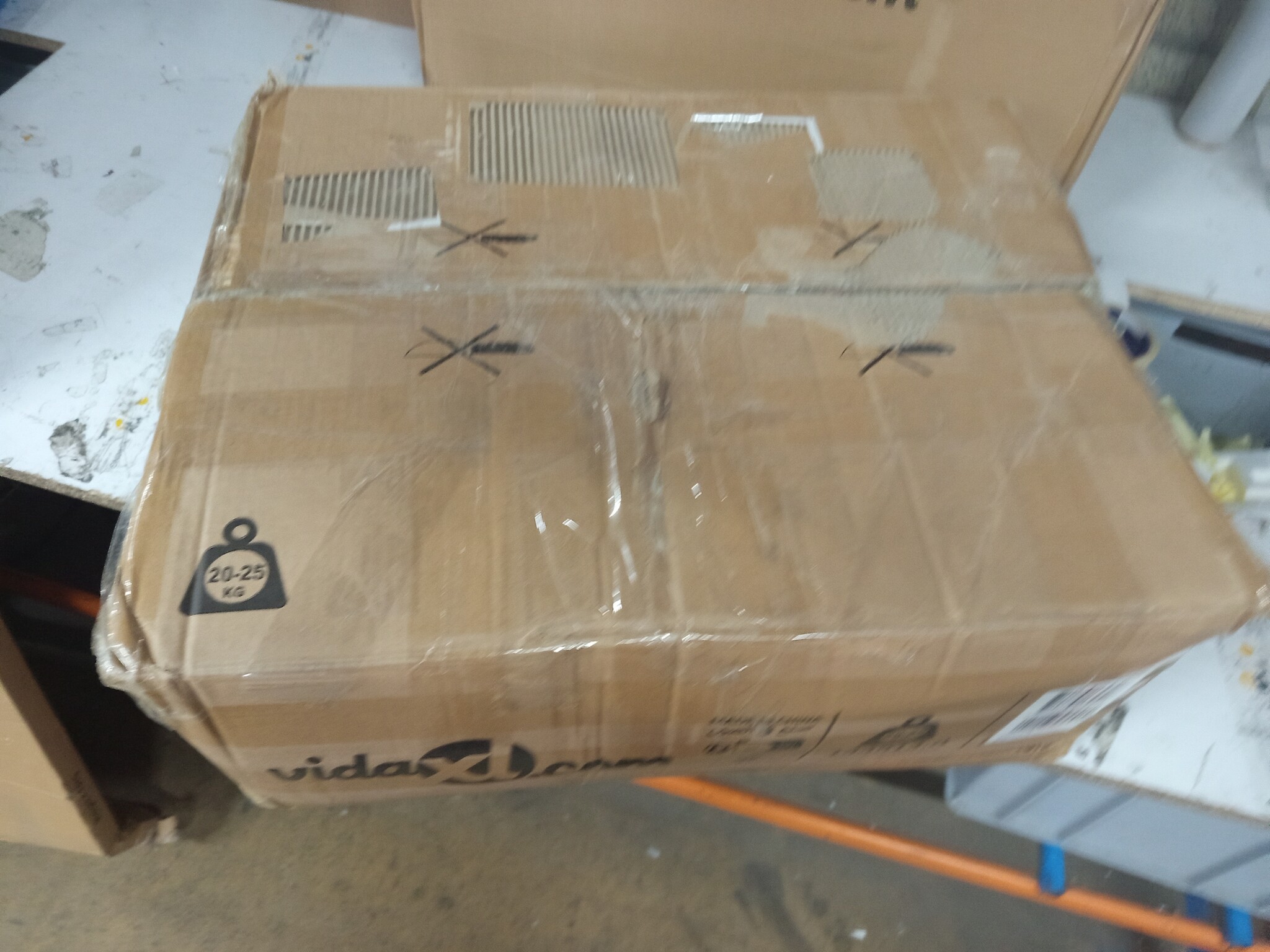 vidaXL Dekzeil 650 g/m² 5x6 m wit