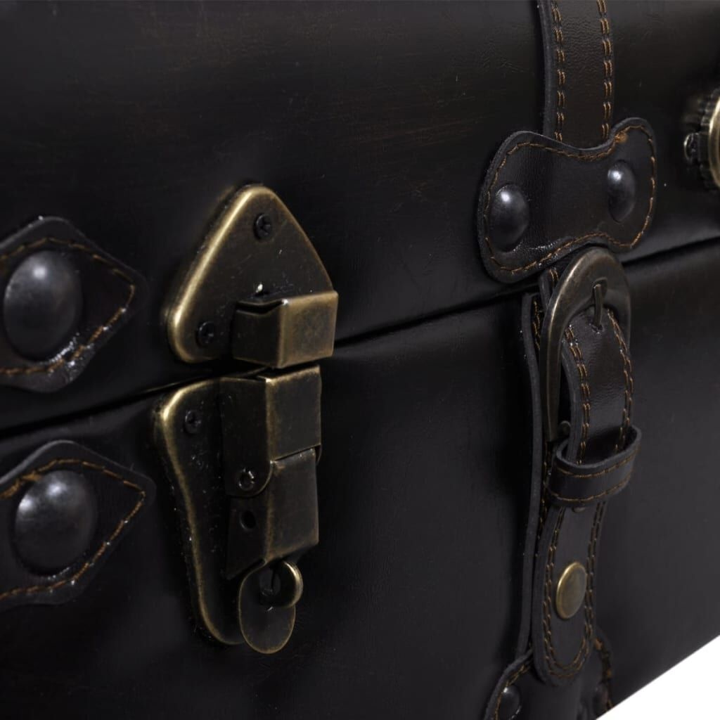 vidaXL Lange opslagbank bruin