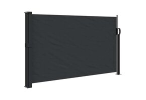 vidaXL Uittrekbaar Windscherm 120x600 cm Zwart | 67% Korting