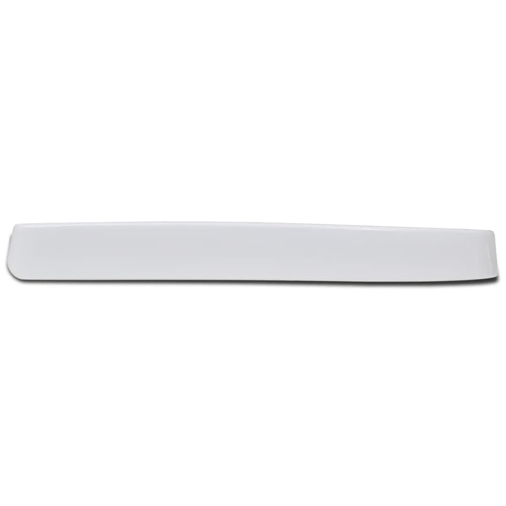 vidaXL Toiletbril soft-close met quick-release ontwerp vierkant wit