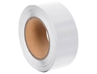 vidaXL Reflecterende tape 5 cm x 20 m PVC wit