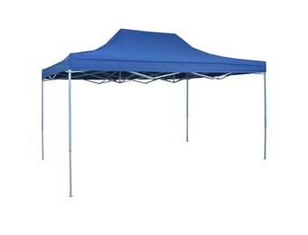 vidaXL Vouwtent pop-up 3x4,5 m blauw