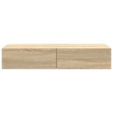 vidaXL Wandschap met lades 100x36x19 cm bewerkt hout sonoma eikenkleur