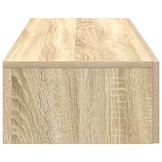 vidaXL Wandschap met lades 100x36x19 cm bewerkt hout sonoma eikenkleur