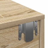 vidaXL Wandschap met lades 100x36x19 cm bewerkt hout sonoma eikenkleur