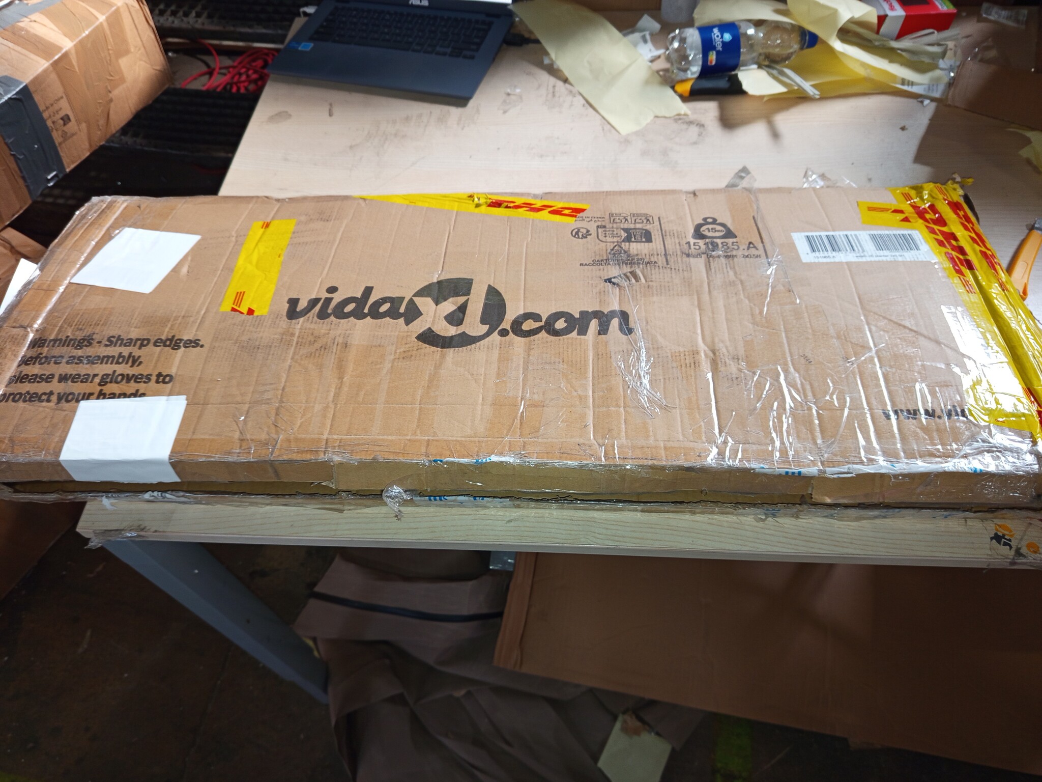 vidaXL Plantenbak verhoogd 196x50x69 cm cortenstaal